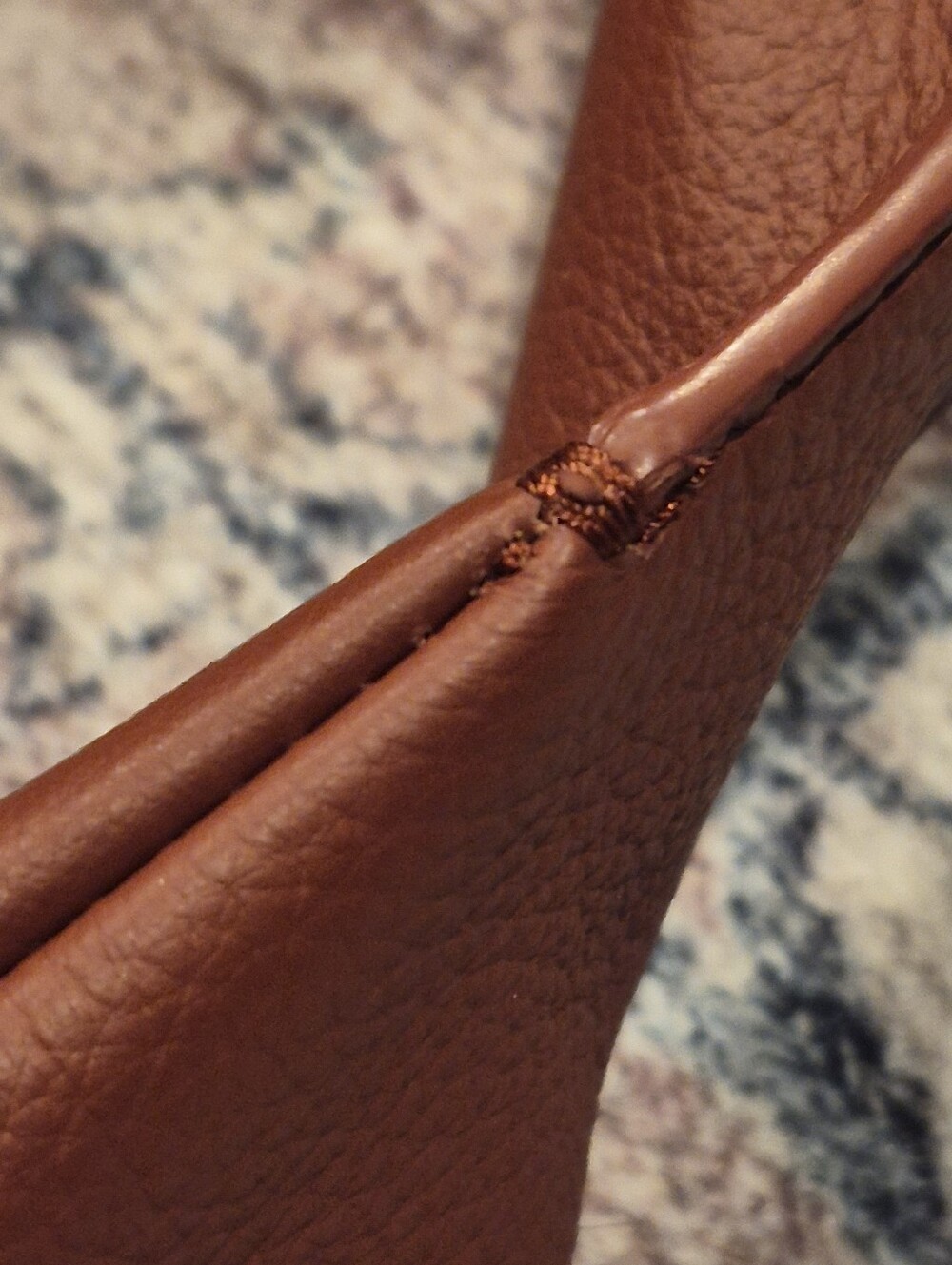 A.P.C. Le Neige Genuine Leather Unlined Hobo Shoulder Bag - Picture 16 of 16